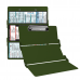 WhiteCoat Clipboard® Trifold - Army Green Pharmacy Edition